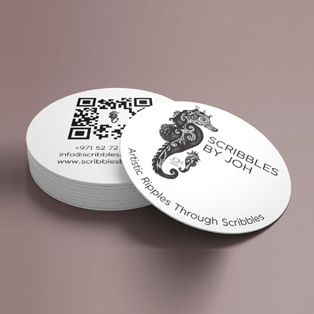 Round Business Card